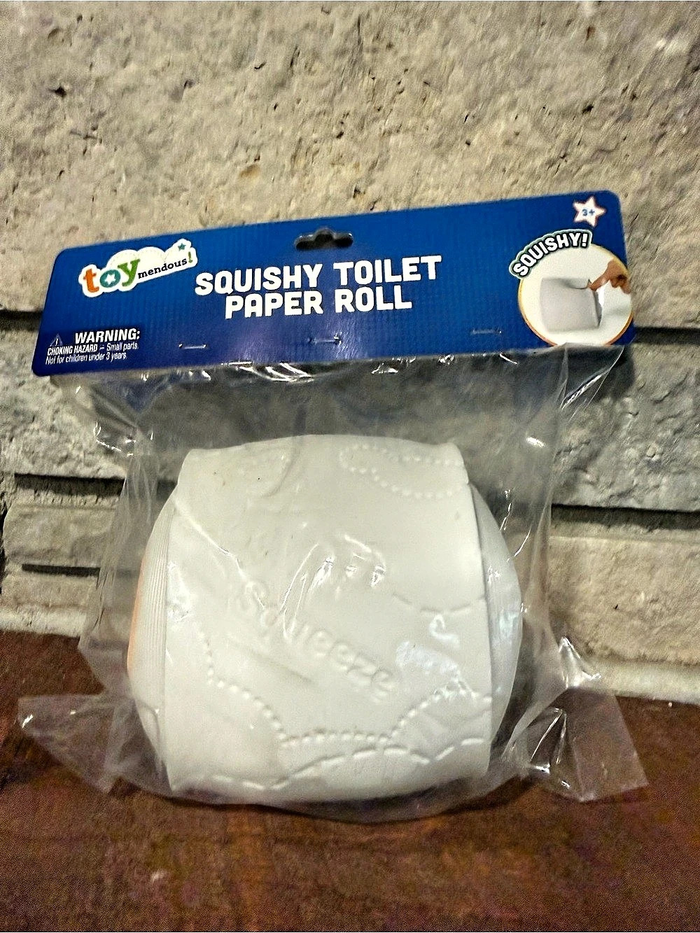 Squishy Toilet Paper Roll Squishy Toy White Toymendous Sunny Days  NWT